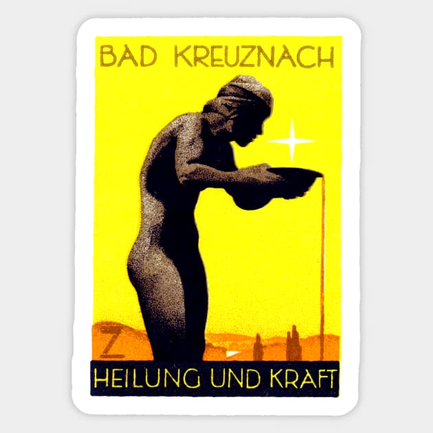 1920 Bad Kreuznach Germany Sticker by historicimage